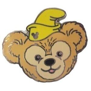 Disney Duffy Trading Pin Teddy Bear Dumbo Hat Hidden Mickey Lapel Pin Brooch